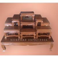 ราคา โต๊ะหมู่บูชาไม้สักแท้ โต๊ะพระไม้สักแท้ หมู่9 (17837159960)