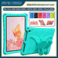 ราคา สําหรับamazon Fire HD8 HD8 Plus 2020 2022 HD10 HD10 Plus 2021 2023 Fire 7 2022 Fire Max 11 เด็กจับEVAกรณีกันกระแทกฝาครอบ (27863408186)
