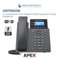 ราคา [พร้อมส่งในไทย] Grandstream GRP2602W - 4 SIP, 2 line IP Phone Dual 10/100Mbps/ Supported GDMS + WiFi (41456798121)