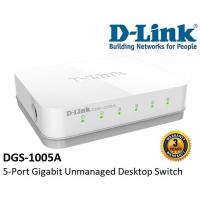ราคา SWITCH HUB (สวิตซ์ฮับ) D-LINK (DGS-1005A) 5 PORTS Gigabit Switching 10/100/1000 Mbps (1584694384)