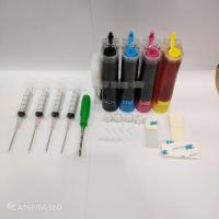 ราคา ชุดแทงค์พร้อมเติมหมึกเต็มแทงค์ 4สี พร้อมอุปกรณ์ติดตั้ง เข็มสลิง 4ชุดและสกรูเจาะรูตลับ (22546414600)