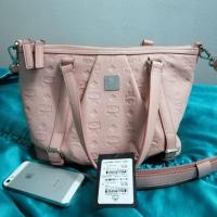 ราคา Mcm essential monogram leather shopper แท้ จาก King Power (2106763181)