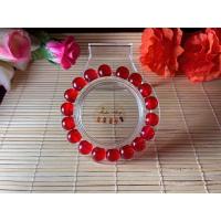 ราคา สร้อยข้อมือหินนำโชคสีแดงสด ขนาด10มม. Lucky stone by maleeshop (8460618297)