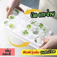 ราคา แม่พิมพ์วุ้นส้ม 2.9CM 18ช่อง ลูกแก้ว บอลกลม พิมพ์น้ำแข็ง ice ball พิมพ์ลูกแก้ว พลาสติก พิมพ์วุ้นลูกแก้ว พิมพ์ส้ม (4360389306)