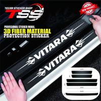 ราคา 5 ชิ้น Vitara สติกเกอร์รถสติกเกอร์แผ่นธรณีประตูคาร์บอน 3D Suzuki Vitara สติกเกอร์รถคาร์บอน Vitara 3D ประตูขั้นตอนและกันชนท้ายรถสําหรับรถยนต์ Suzuki Vitara (28123055423)
