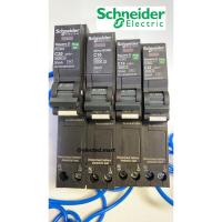 ราคา Schneider กันดูด ของแท้ 100% เบรคเกอร์กันดูด 1P 30mA RCBO 240V Plug on (11629229854)