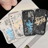 ราคา ปลอกคู่โทรศัพท์สําหรับiPhone 6 6S 7 8 SE 6Plus 6SPlus 7Plus 8Plus iPhone 11 12 13 Pro Maxน่ารักการ์ตูนซิลิโคนสีฟ้าภาษาอังกฤษกันกระแทกกรณีTPU (29939737933)