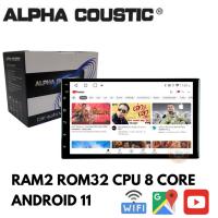 ราคา จอแอนดรอย 7นิ้ว Alpha Coustic Ram2 Rom32 Cpu4 Core แอนดรอยV.12 เครื่องเสียงติดรถยนต์ แยก2หน้าจอได้ (19671519410)