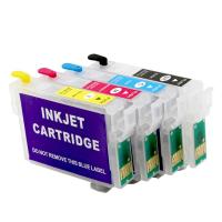 ราคา T0731 - T0734 ตลับหมึกเติมสําหรับ EPSON Stylus CX7300 CX8300 CX3900 CX3905 CX4900 CX4905 CX5500 CX5600 CX5900 T10 T11 T20 TX100 TX109 TX200 เครื่องพิมพ์ + 4 สี 30ml หมึก (42618444600)