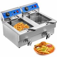 ราคา หม้อทอด 2ช่อง เตาทอดไฟฟ้า หม้อทอดไฟฟ้า อ่าง เตาทอดไฟฟ้าสแตนเลส ZB-102V หม้อทอดอ่างคู่ (12548244221)
