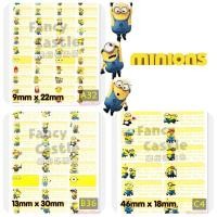 ราคา สติ๊กเกอร์ชื่อการ์ตูนมินเนี่ยน (44415552952)