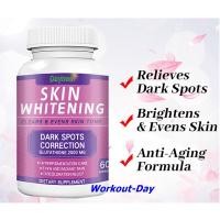 ราคา กลูต้าไธโอน Glutathione กลูต้า บำรุงผิว ผิวขาว สูตรเข้มข้น2000mg 1ขวด 60แคปซูล (18562476992)