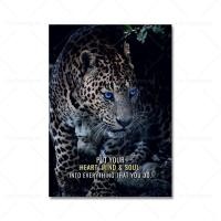 ราคา พิมพ์ภาพโปสเตอร์สร้างแรงบันดาลใจด้วยภาพวาดบนผ้าใบของเสือ สิงโต เสือดาว และนกอินทรี เพื่อตกแต่งบ้านหรือสำนักงาน (27241228280)