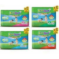 ราคา ขายยกลัง!! BabyLove DayNight Pants+ เบบี้เลิฟ เดย์ไนท์ ผ้าอ้อมสำเร็จรูปแบบกางเกง(สีเขียว) ลัง 6 ห่อ (1894825609)