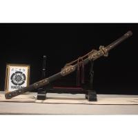 ราคา ดาบซามูไรแบรนด์โยโกซนะ รุ่น หวู่เตา เหล็กT10 ฮาม่อนแท้ กรงเล็บมังกรมีใบรับรอง (11707726474)