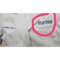 ราคา เย็บปักถักร้อยปัก EMBROIDERED NAME, NAME TAG, LOGO (DOCTOR/SNELI JAS, KOSA JAS, JAGA/OKA CLOTHES) สั่งได้แยกกันได้ (44010306160)