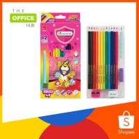 ราคา มาสเตอร์อาร์ตดินสอสีไม้ แท่งยาว 12 สี แถมฟรี กบเหลาดินสอ / กล่อง (14611496344)