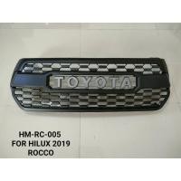ราคา หน้ากระจัง/กระจังหน้า กระจังหน้า TOYOTA HILUX REVO ROCCO 2018 TRD GRILLE WITH TOYOTA SILVER LETTER #HM-RC-005 (14145986478)