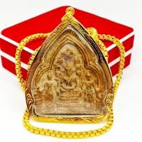 ราคา พระกรุเก่า นารายณ์ทรงปืน วัดพระศรีมหาธาตุ อยุธยา งานเลี่ยมทองไมครอนเกรดAกันน้ำ เป็นพระที่มีองค์ขนาดใหญ่แต่มีพุทธลักษณะงด (12884861869)