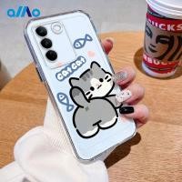 ราคา เคสโทรศัพท์มือถือนิ่ม ลายแมวน่ารัก สําหรับ Vivo y17s V27 V27e V27 Pro Vivo V25 V25e V25 Pro Vivo Y100 5G Y56 Y55s 5G Vivo V27 (20778535472)