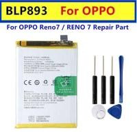 ราคา ❥ แบตเตอรี่ Blp893ของแท้สำหรับ OPPO Reno7/Reno 7อะไหล่สำหรับ (28473369353)