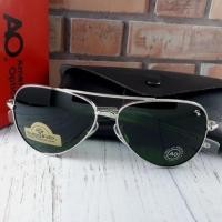 ราคา American Optical Pilot Premium Anti-Uv AO แว่นกันแดดแฟชั่นสําหรับผู้ชายเลนส์แก้วแท้ 100% (26390362832)