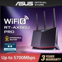 ราคา ASUS (RT-AX86U PRO) AX5700 Dual Band WiFi 6 Extendable Gaming Router, 2.5G Port, Gaming Port, Mobile Game Mode (17897994405)