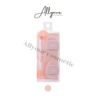 ราคา (ของแท้) แปรงแต่งหน้าสองหัว พร้อมพัฟมินิ ODBO Pink Compect Brush แปรงทาลิปและแต่งตาโอดีบีโอ OD8044 (27823075317)