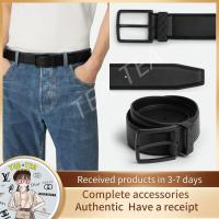 ราคา Authentic Have a receipt Complete accessories Bottega Veneta NEW Men Intreccio Loop Belt (41714878056)