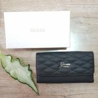 ราคา Guess leather wallet กระเป๋าสตางค์ใบยาว (24694536529)