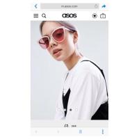 ราคา แว่นตา Asos พร้อมป้องกันรังสียูวี 100% (41405934714)