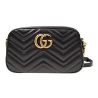 ราคา GUCCI GG MARMONT SMALL MATELASSÉ กระเป๋าสะพาย/กระเป๋ากล้อง/กระเป๋าผู้หญิง/สีดำ (24928053485)