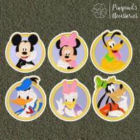 ราคา ✿ ร้านในไทยพร้อมส่ง : เข็มกลัดเซ็ทดิสนีย์มิกกี้และมินนี่เม้าส์ | MICKEY & MINNIE MOUSE - DISNEY Enamel Brooch Pin Set. (6517001548)
