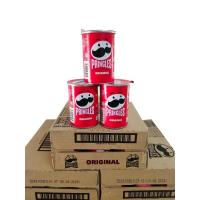 ราคา [ยกลัง 12 กระปุก] Pringles พริงเกิลส์ มันฝรั่งทอดกรอบ ขนาด 42 กรัม (24500419976)
