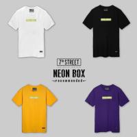 ราคา เสื้อยืดแขนสั้น 7thStreet​ ลายNeon Box รุ่น SNB ของแท้100% พร้อมส่ง 4 สี (10933735907)