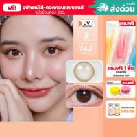 ราคา [ แถมตลับ Food grade ] Soft mini (Brown) ค่าสายตา 0.00-10.00 คอนแทคเลนส์ (29478777869)
