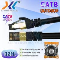 ราคา สายแลนสำเร็จรูป CAT8 (SFTP) Outdoor ความยาว 30 เมตร (7833669543)