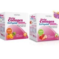 ราคา Vistra Marine Collagen TriPeptide 10000 mg (10 ซอง/กล่อง) รสสตอเบอรี่+ลิ้นจี่ (3032169401)