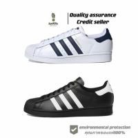 ราคา Adidas Originals Superstar รองเท้าผ้าใบหนังรองเท้าลําลองทุกการแข่งขันต่ํารองเท้ากีฬา (26172139060)