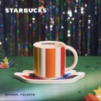ราคา ชุดถาดแก้วกาแฟ Starbucks Rainbow Mug แก้วเซรามิค ถ้วยกาแฟ (25093235045)