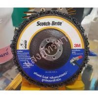 ราคา ลูกขัดลอกสีสนิม / จานขัด 4นิ้วx5/8" (100มม.x16มม.) Scotch-Brite 3M (5186149453)