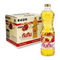 ราคา น้ำมันปาล์ม ตรา ทับทิม ปริมาตรสุทธิ 1 ลิตร (ยกลัง 12 ขวด) (9479394830)