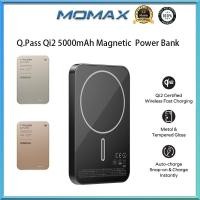 ราคา Momax 1-Power Q.Pass 5000mAh Qi2 Magnetic Wireless Power Bank 15W Fast Charging Powerbank (44402408525)