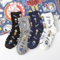 ราคา Ybb เกาหลีญี่ปุ่นน่ารักการ์ตูน Snoopy แฟชั่นผ้าฝ้ายหญิงชาย Unisex ข้อเท้าถุงเท้าสั้น Kaus Kaki (25866798077)