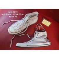 ราคา ❌หมด❌Converse 43 หุ้มข้อ รองเท้ามือสองของแท้ สภาพดี ชาย-หญิง รหัส DC19 (10675089082)