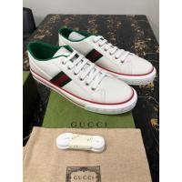 ราคา [สินค้ามือหนึ่ง] Gucci รองเท้าผ้าใบ รุ่น Gucci Men's Tennis 1977 Sneakers Code: 643485 17L10 9060 (27957566517)