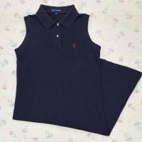 ราคา (Size 160)(Girl) Polo Ralph Lauren Sleeveless Polo Shirt Dress (41217428591)