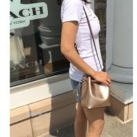 ราคา New Coach แท้% ทรงขนมจีบ ใบจริงน่ารัก (1908304507)