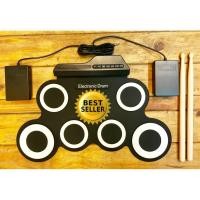 ราคา กลองไฟฟ้า Pad กลองซิลิโคน กลองชุดไฟฟ้า กลองแผ่นซิลิโคนไฟฟ้า กลองชุด 7 ชิ้น กลองไฟฟ้าพกพา แพดกลองไฟฟ้า Drum Pad Electroni (2374792592)