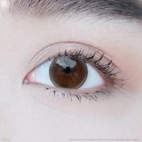 ราคา แถมตลับ food grade - รุ่น Crystal (Brown) คอนแทคเลนส์ //มีส่งด่วน (24295987387)